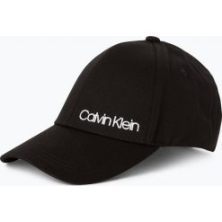 Calvin Klein - Damska czapka z daszkiem, czarny. Czarne czapki damskie Calvin Klein, z haftami, z bawełny. Za 159,95 zł.