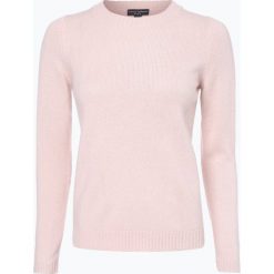 Franco Callegari - Damski sweter z wełny merino, różowy. Różowe swetry damskie marki Franco Callegari, xl, bez wzorów, z wełny, bez rękawów, bez kaptura. Za 129,95 zł.