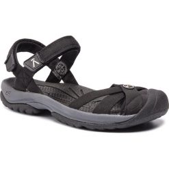 Sandały KEEN - Bali Strap 1018783 Black/Steel Grey. Czarne klapki damskie Keen, bez wzorów, z tworzywa sztucznego, bez obcasa. W wyprzedaży za 249,00 zł.