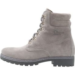 Panama Jack GLITTER Botki sznurowane grey. Szare botki damskie marki Panama Jack, ze skóry, bez obcasa, na sznurówki. Za 799,00 zł.