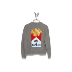 Bluza Frytki Marlboro Męska. Szare bluzy męskie Failfake, m. Za 160,00 zł.