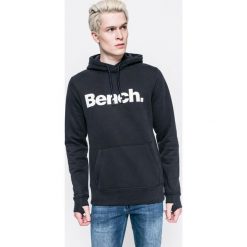 Bench - Bluza. Szare bejsbolówki męskie Bench, l, z nadrukiem, z bawełny, z kapturem. W wyprzedaży za 159,90 zł.
