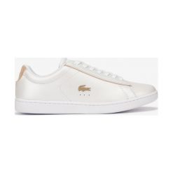 Lacoste Carnaby Evo 118 Tenisówki Biały. Białe trampki i tenisówki damskie Lacoste, bez wzorów, ze skóry, bez zapięcia. Za 445,95 zł.