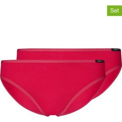 Figi (2 pary) w kolorze czerwonym. Czerwone majtki dziewczęce Skiny Girls. W wyprzedaży za 42,95 zł.