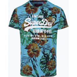 Superdry - T-shirt męski, niebieski. Niebieskie t-shirty męskie marki Superdry, m, bez wzorów, eleganckie, bez kołnierzyka. Za 79,95 zł.