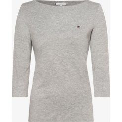 Tommy Hilfiger - Koszulka damska, szary. Szare koszulki damskie TOMMY HILFIGER, l, bez wzorów, eleganckie, bez kołnierzyka, bez rękawów. Za 229,95 zł.