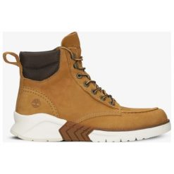 Timberland Mtcr Moc Toe Boot buty męskie, żółty, rozmiar 45. Żółte buty sportowe męskie Timberland, ze skóry, bez zapięcia, outdoorowe. W wyprzedaży za 623,99 zł.