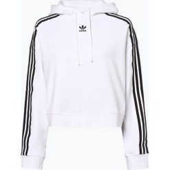 Adidas Originals - Damska bluza nierozpinana, biały. Białe bluzy damskie adidas Originals, l, bez wzorów, bez rękawów, z kapturem. Za 149,95 zł.