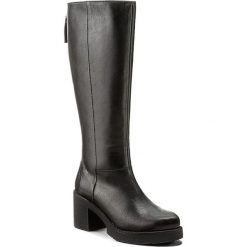 Kozaki KARINO - 2148/076-6 Czarny. Fioletowe buty zimowe damskie marki Karino, ze skóry. W wyprzedaży za 299,00 zł.