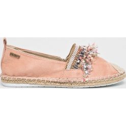 Big Star - Espadryle. Różowe espadryle damskie BIG STAR, bez wzorów, z materiału, bez obcasa, na obcasie. W wyprzedaży za 79,90 zł.