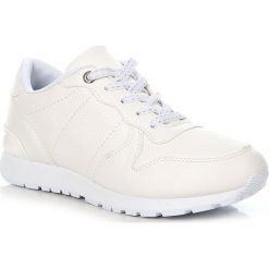 Buty sportowe damskie: Kremowe buty sportowe damskie Wishot