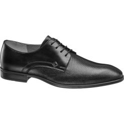 Buty wizytowe męskie: buty męskie do garnituru AM SHOE czarne