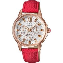 CASIO Sheen SHE 3029PGL-7A. Szare zegarki damskie CASIO, srebrne. W wyprzedaży za 503,00 zł.