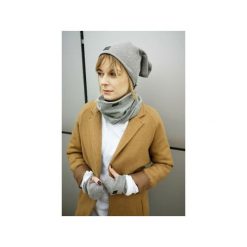 ZESTAW UNISEX CZAPKA SMERF+RĘKAWICZKI+KOMIN. Czarne kominy damskie Lucas brondel, z aplikacjami, z elastanu. Za 99,00 zł.