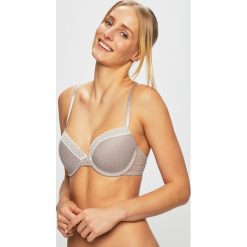 Dorina - Biustonosz. Szare biustonosze Dorina, z nadrukiem, z elastanu. W wyprzedaży za 49,90 zł.