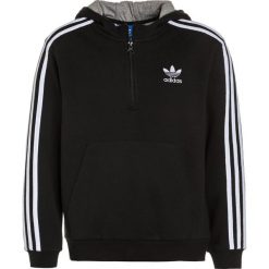 Adidas Originals Bluza z kapturem black/medium grey heather/white. Czarne bluzy męskie z kapturem marki adidas Originals, z bawełny. W wyprzedaży za 215,20 zł.
