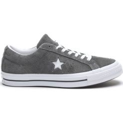 Converse One Star Tenisówki Szary. Szare trampki męskie Converse, bez wzorów, ze skóry, retro, bez zapięcia. Za 361,95 zł.