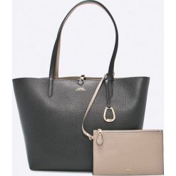 Lauren Ralph Lauren - Torebka. Szare torebki klasyczne damskie Lauren Ralph Lauren, z materiału, duże. Za 769,90 zł.