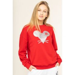 Bluza Armani Exchange 3HYM86 YJE5Z 1469. Czerwone bluzy damskie Armani Exchange, m, bez wzorów, z bawełny, bez rękawów, bez kaptura. W wyprzedaży za 299,00 zł.