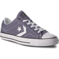 Trampki CONVERSE - Star Player Ox 160557C Light Carbon/White/Black. Szare półbuty męskie marki Converse, na co dzień, bez wzorów, ze skóry, retro, bez zapięcia. W wyprzedaży za 189,00 zł.