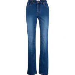 Dżinsy ze stretchem Bootcut z kolekcji Maite Kelly bonprix niebieski "stone used". Niebieskie jeansy damskie bonprix, z jeansu. Za 129,99 zł.