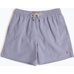 Polo Ralph Lauren - Męskie spodenki kąpielowe, niebieski. Niebieskie kąpielówki męskie marki Polo Ralph Lauren, m, w paski. Za 299,95 zł.