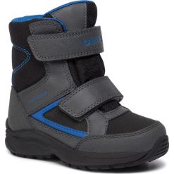 Śniegowce GEOX - Y Kuray B Abx A J94AHA 0MEFU C0245 M Black/Royal. Szare śniegowce chłopięce Geox, bez zapięcia. W wyprzedaży za 249,00 zł.