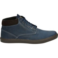 Botki męskie - 11M1103 N BLU. Szare botki męskie Venezia, z nubiku. Za 249,00 zł.