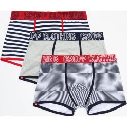3 pack bokserek - Granatowy. Niebieskie bokserki męskie Cropp, bez wzorów. Za 59,99 zł.