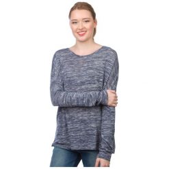 Mustang T-Shirt Damski Xs Ciemnoniebieski. Szare koszulki damskie Mustang, xs, bez wzorów, bez kołnierzyka. W wyprzedaży za 95,00 zł.