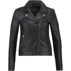 YAS YASLINDSAY Kurtka skórzana black. Czarne kurtki damskie marki YAS, xs, z materiału. Za 719,00 zł.