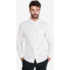 Jack & Jones Dean Koszula Biały. Białe koszule męskie Jack & Jones, m, w paski, z bawełny, bez kołnierzyka, z długim rękawem. Za 156,95 zł.