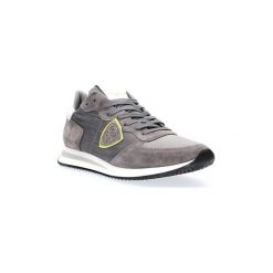 Buty Philippe Model TZLU W010 TROPEZ X. Szare trampki męskie Philippe Model, bez wzorów, bez zapięcia. Za 800,30 zł.