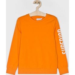 Name it - Bluza dziecięca 122-164 cm. Niebieskie bluzy chłopięce Name it, bez wzorów, z bawełny, bez rękawów, bez kaptura. W wyprzedaży za 49,90 zł.
