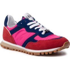 Sneakersy LIU JO - Alexa BXX049 PX003 Rouge/Cobalt S17B3. Różowe półbuty damskie Liu Jo, ze skóry. Za 469,00 zł.