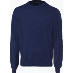 Andrew James - Sweter męski z czystego kaszmiru, niebieski. Niebieskie swetry klasyczne męskie Andrew James, m, z dzianiny. Za 549,95 zł.