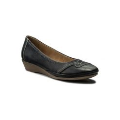LASOCKI COMFORT WI23-SALEM-16. Niebieskie półbuty damskie Lasocki Comfort, bez wzorów, ze skóry, bez obcasa, bez zapięcia. Za 159,99 zł.