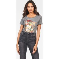 G-Star Raw - T-shirt. Czarne bluzki damskie G-Star RAW, s, z nadrukiem, z bawełny, z okrągłym kołnierzem. W wyprzedaży za 139,90 zł.