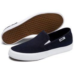 Puma Tenisówki Męskie Bari Slipon Peacoat White 45. Białe buty sportowe męskie Puma, bez wzorów, sportowe, bez zapięcia. Za 219,00 zł.