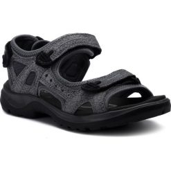 Sandały ECCO - Offroad 06956357486 Titanium/ Dark Shadow. Szare klapki damskie ecco, bez wzorów, ze skóry, bez obcasa. W wyprzedaży za 299,00 zł.