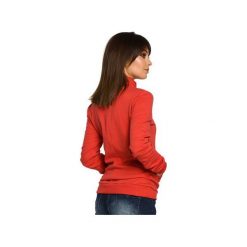 B055 Bluza z wysokim kołnierzem. Niebieskie bluzy damskie BE, xxl, bez wzorów, z dzianiny, bez rękawów, bez kaptura. Za 139,00 zł.