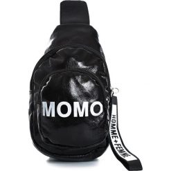 Czarny Plecak Come From Now. Czarne plecaki damskie Born2be, z nadrukiem. Za 34,99 zł.