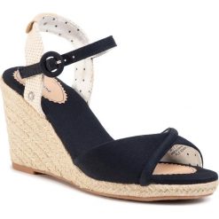 Espadryle PEPE JEANS - Shark Lady PLS90454 Marine 585. Niebieskie espadryle damskie Pepe Jeans, bez wzorów, z jeansu, bez obcasa, na obcasie. W wyprzedaży za 179,00 zł.