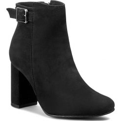 Botki OLEKSY - 2049/B22/000/000/000 Nubuk Czarny. Czarne buty zimowe damskie Oleksy, z nubiku, na obcasie. W wyprzedaży za 269,00 zł.