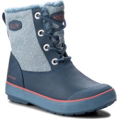 Buty zimowe chłopięce: Śniegowce KEEN – Elsa Boot Wp 1017518 Captains Blue/Sugar Coral