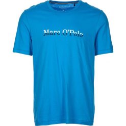 Koszulka w kolorze niebieskim. Niebieskie koszulki męskie Marc O'Polo, s, z nadrukiem, z bawełny, bez rękawów. W wyprzedaży za 65,95 zł.