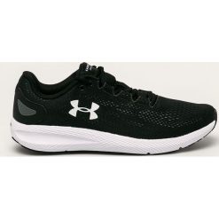 Under Armour - Buty Charged Pursuit 2. Czarne sneakersy męskie Under Armour, ze skóry ekologicznej, na sznurówki, do biegania. Za 259,90 zł.