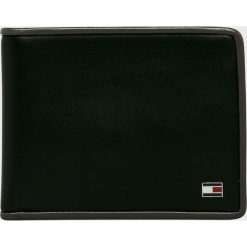 Tommy Hilfiger - Portfel skórzany. Czarne portfele męskie TOMMY HILFIGER, z materiału. Za 199,90 zł.
