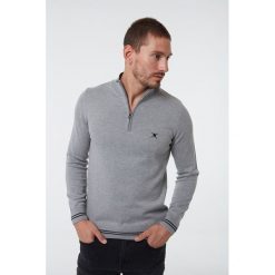 Sweter w kolorze szarym. Szare swetry męskie m, z bawełny. W wyprzedaży za 119,95 zł.