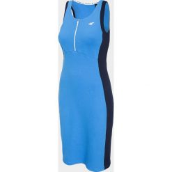 Sukienka dresowa damska SUDD201 - niebieski. Sukienki damskie 4f. Za 129,99 zł.